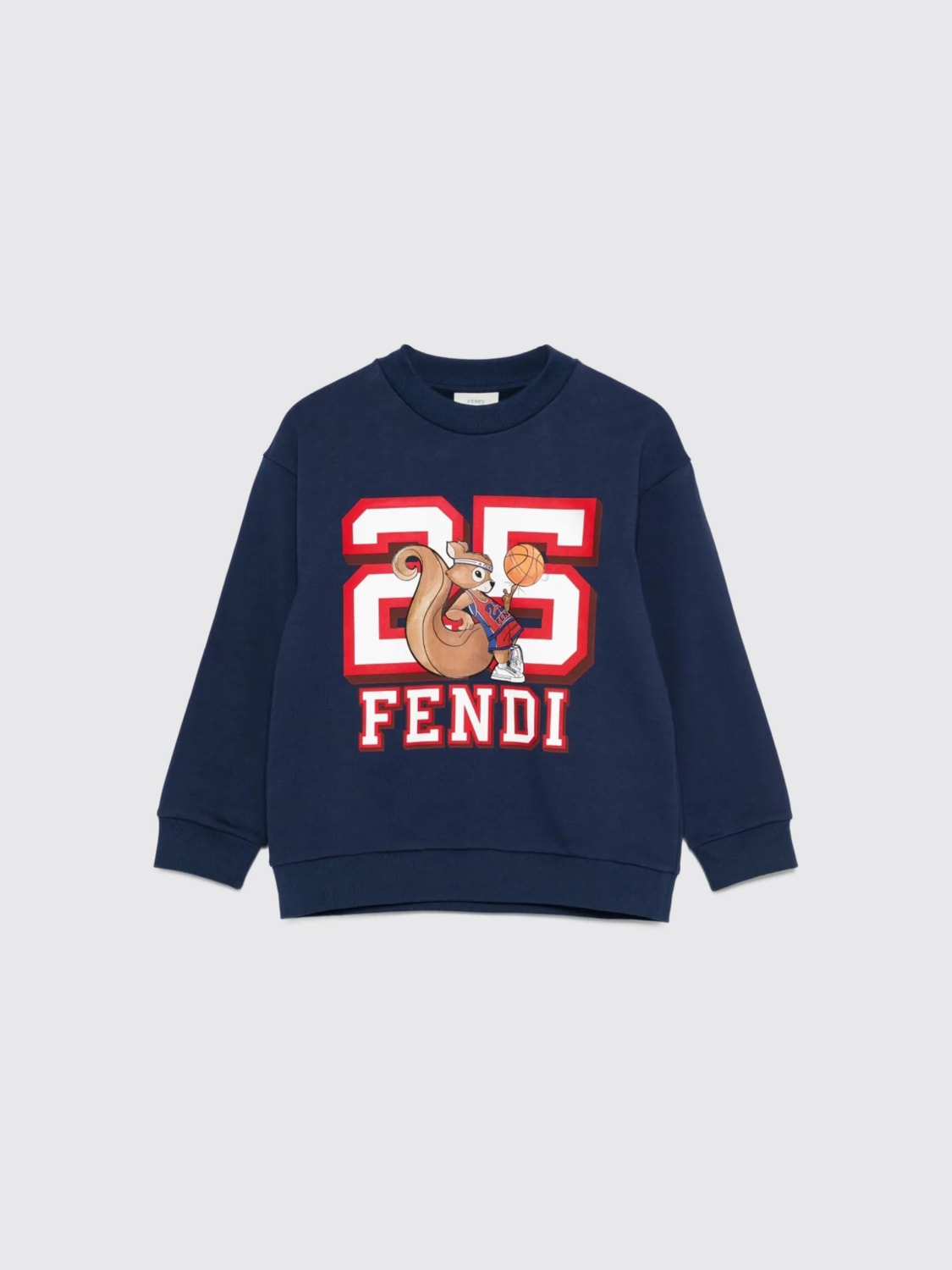 FENDI SWEATER: Sweater kids Fendi, Blue - Img 1