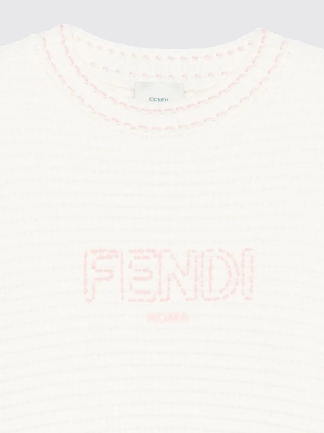 FENDI SWEATER: Sweater kids Fendi, White - Img 3