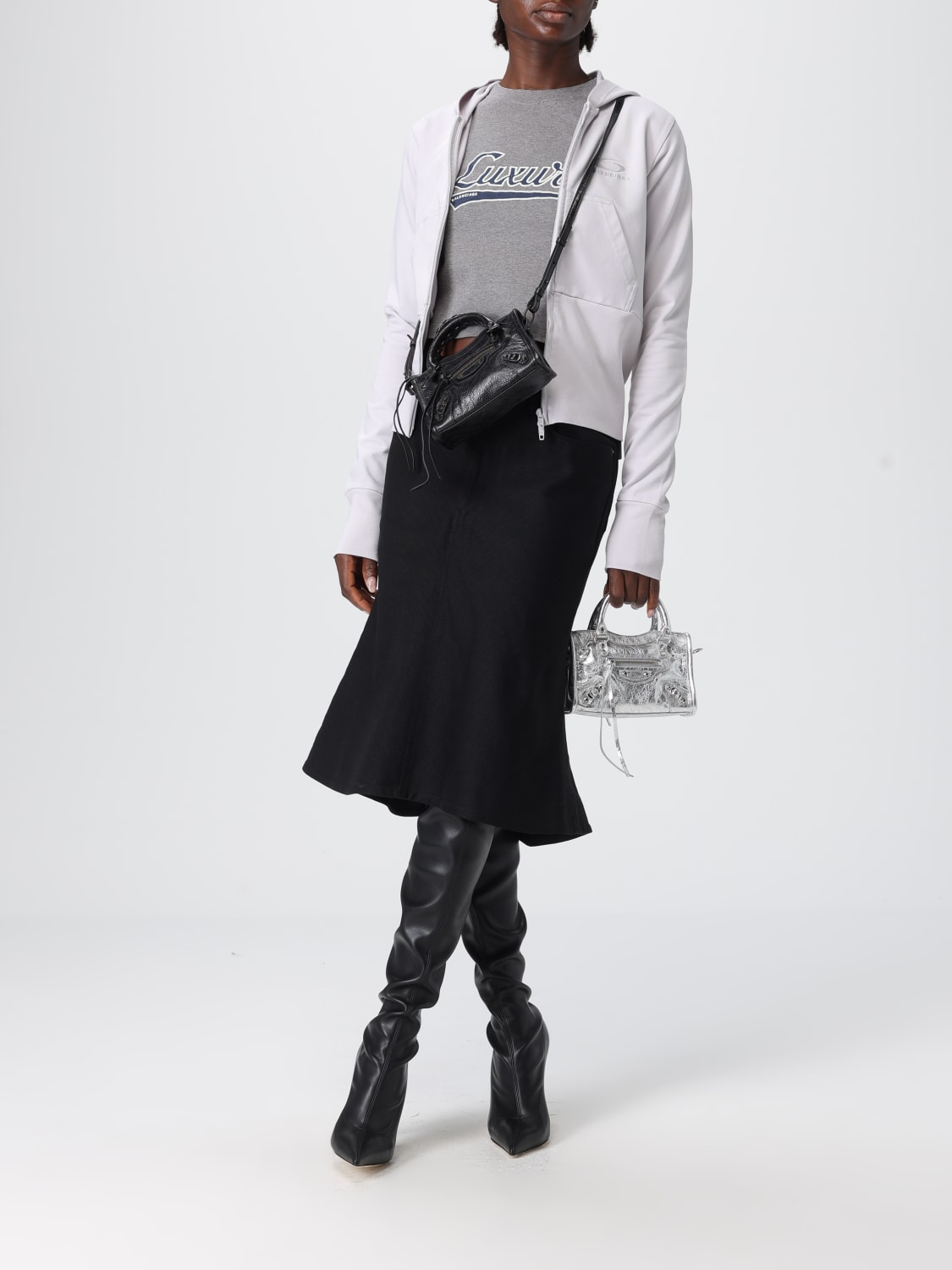 BALENCIAGA JUPE: Jupe femme Balenciaga, Noir - Img 2