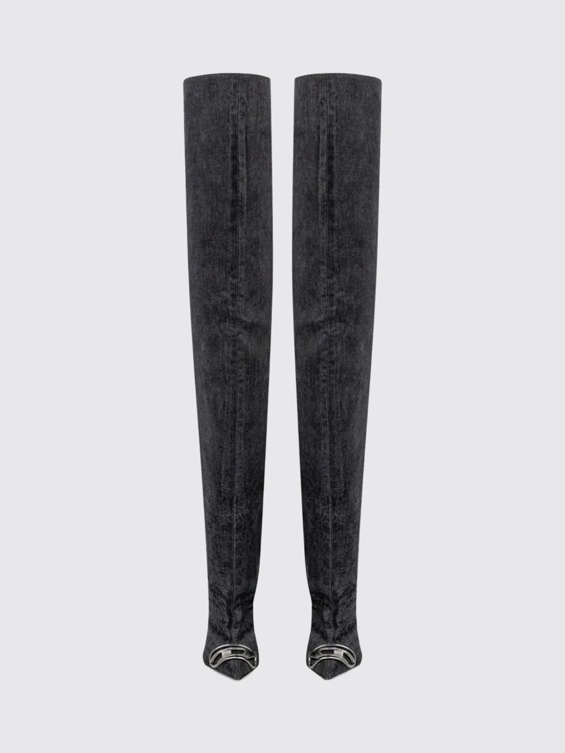 DIESEL BOOTS: Boots woman Diesel, Black - Img 2