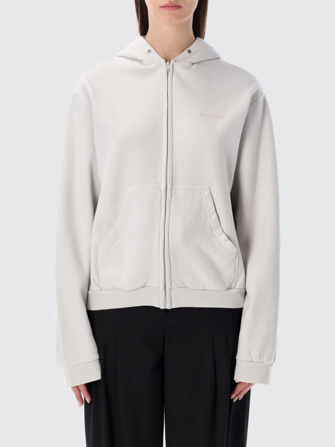 BALENCIAGA SWEATSHIRT: Pullover damen Balenciaga, Weiß - Img 1