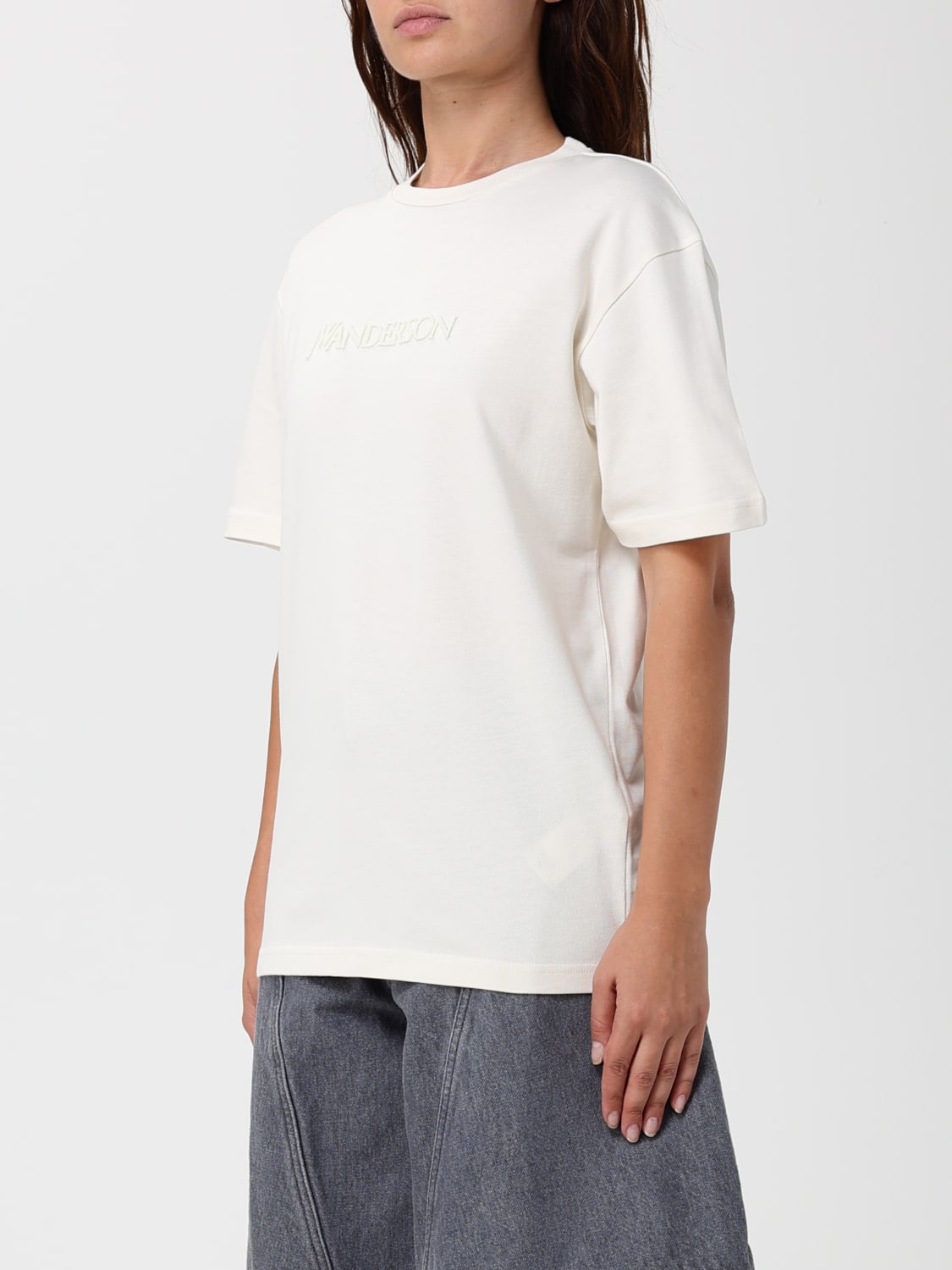 JW ANDERSON CAMISETA: Camiseta mujer Jw Anderson, Blanco - Img 4