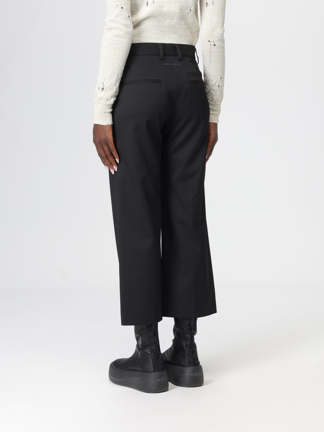 MM6 MAISON MARGIELA TROUSERS: Trousers woman Mm6 Maison Margiela, Black - Img 3
