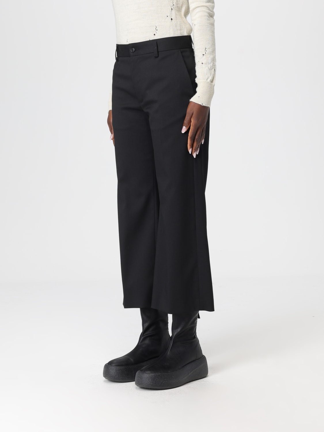 MM6 MAISON MARGIELA TROUSERS: Trousers woman Mm6 Maison Margiela, Black - Img 4