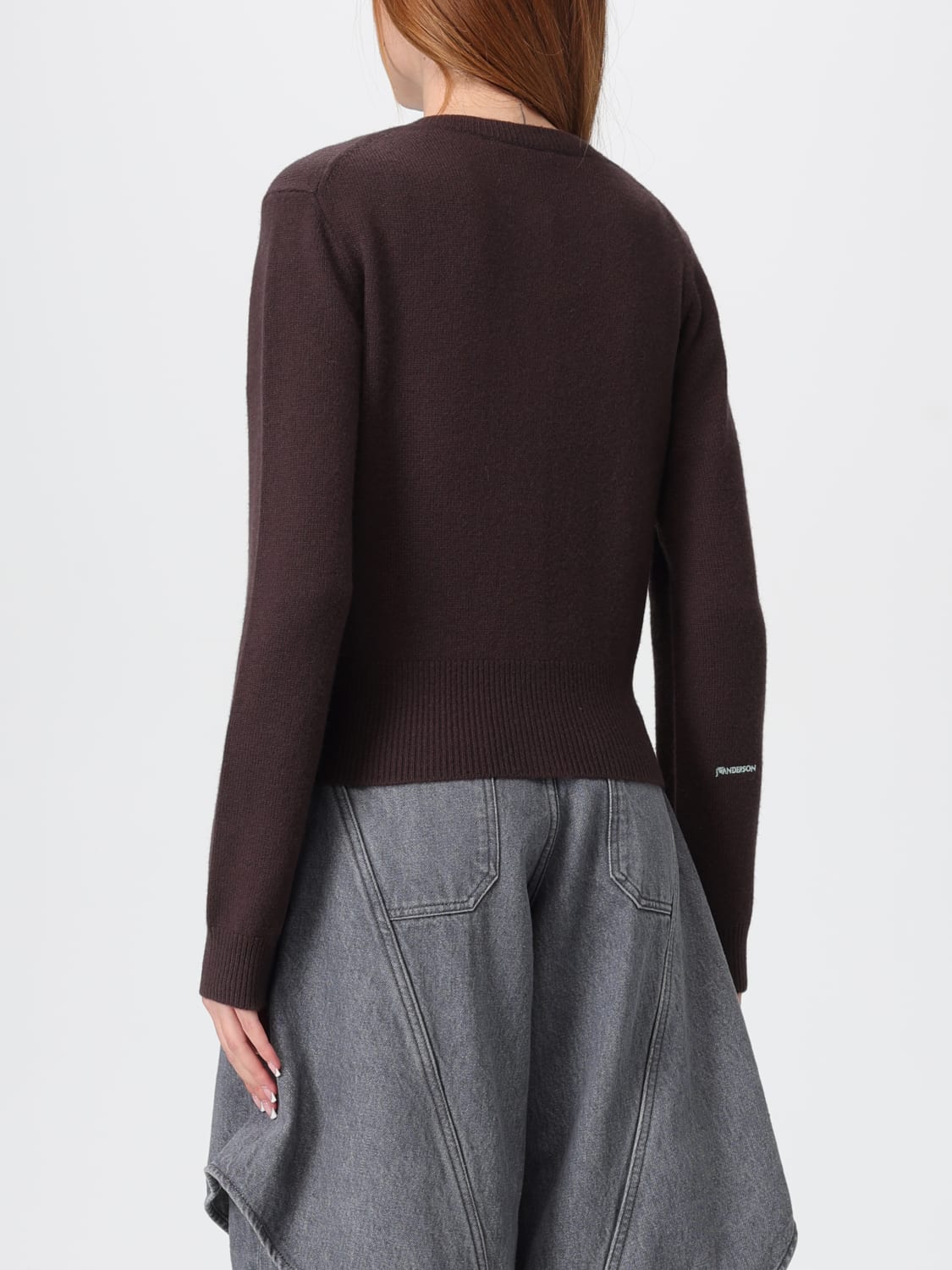 JW ANDERSON PULL: Pull femme Jw Anderson, Cacao - Img 3