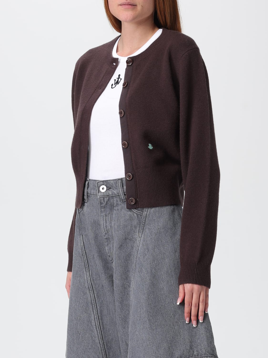 JW ANDERSON PULL: Pull femme Jw Anderson, Cacao - Img 4