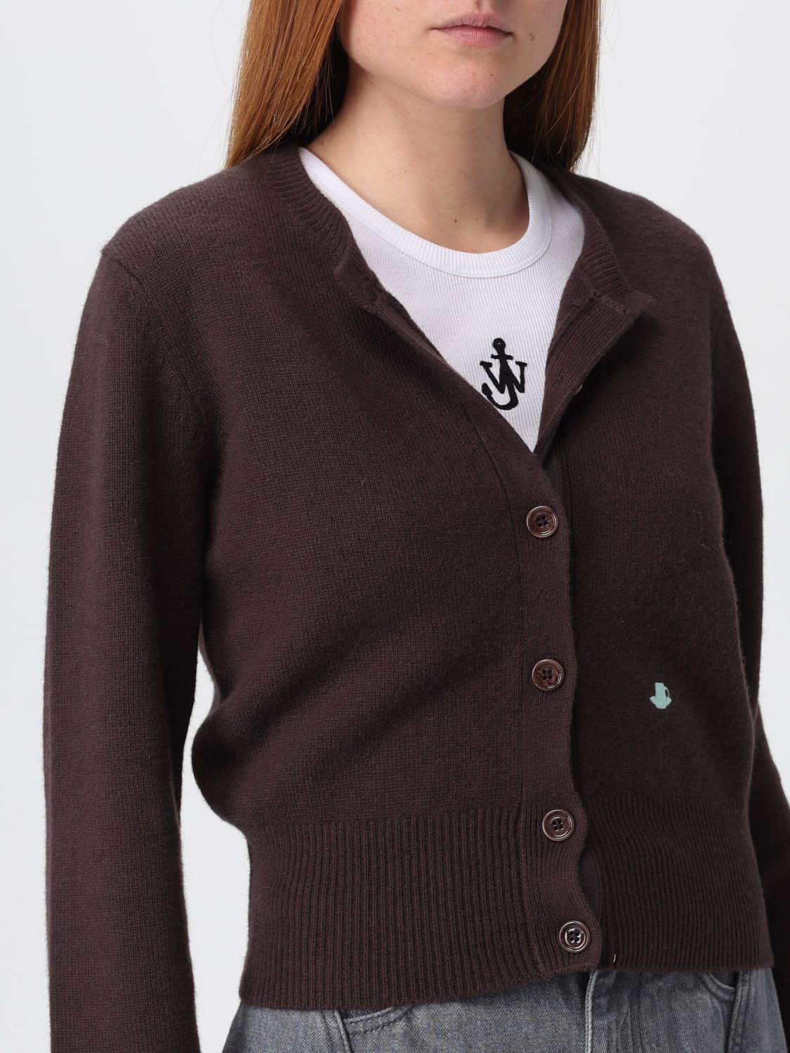 JW ANDERSON PULL: Pull femme Jw Anderson, Cacao - Img 5