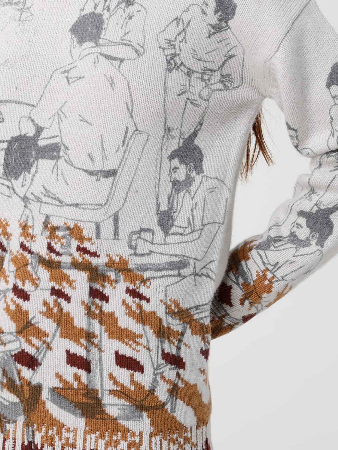 JW ANDERSON JERSEY: Jersey mujer Jw Anderson, Gris - Img 5