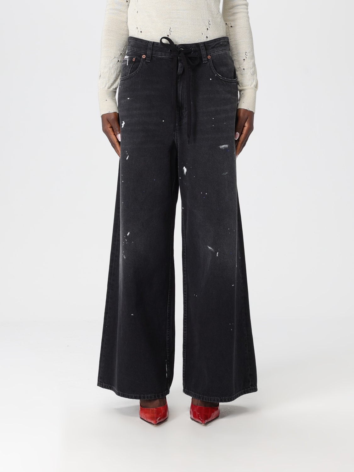 MM6 MAISON MARGIELA JEANS: Pants woman Mm6 Maison Margiela, Black - Img 1