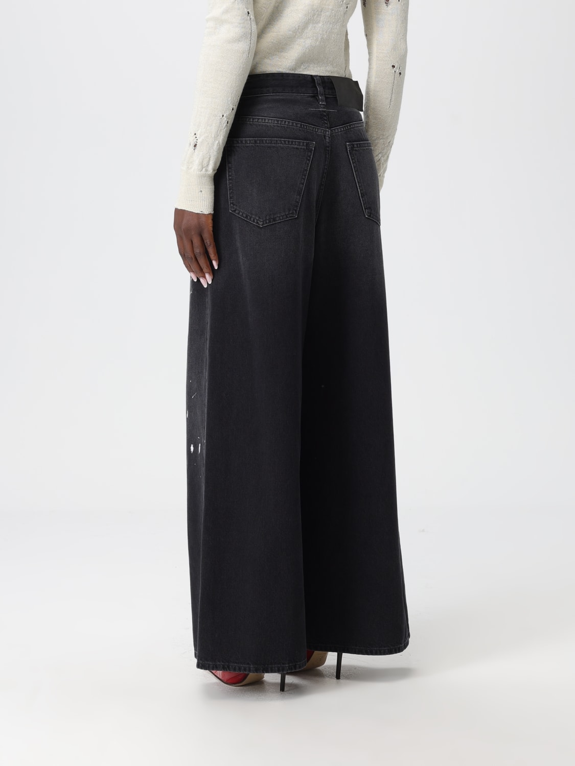 MM6 MAISON MARGIELA JEANS: Pants woman Mm6 Maison Margiela, Black - Img 3