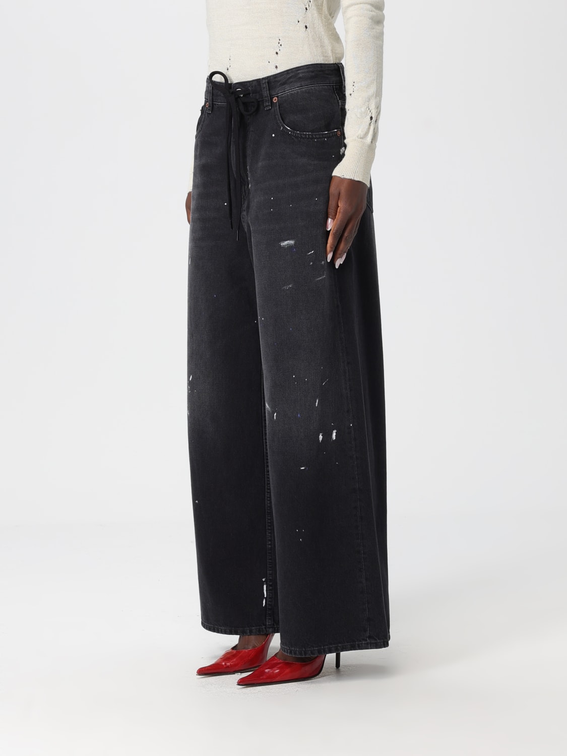 MM6 MAISON MARGIELA JEANS: Pants woman Mm6 Maison Margiela, Black - Img 4