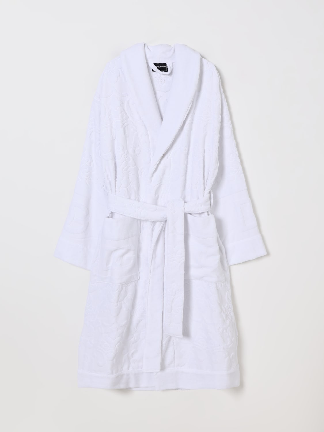 DOLCE & GABBANA BATHROBES: Bathrobe men Dolce & Gabbana, White - Img 1