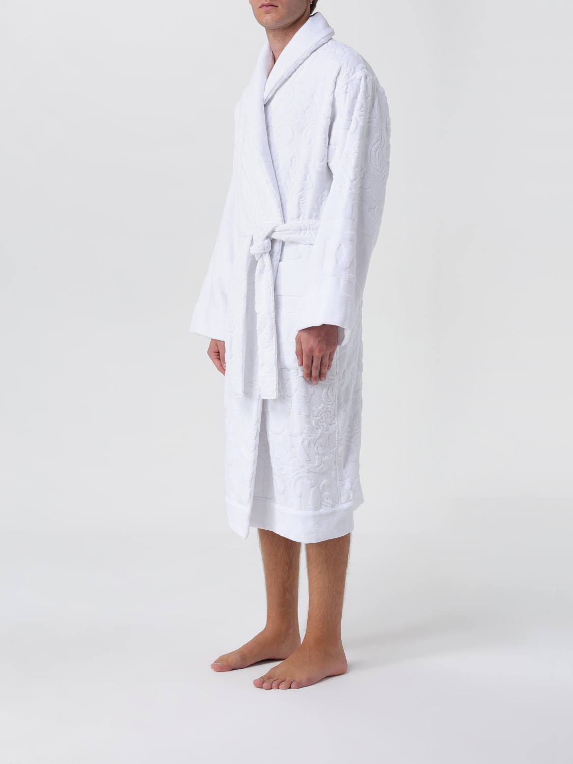 DOLCE & GABBANA BATHROBES: Bathrobe men Dolce & Gabbana, White - Img 4