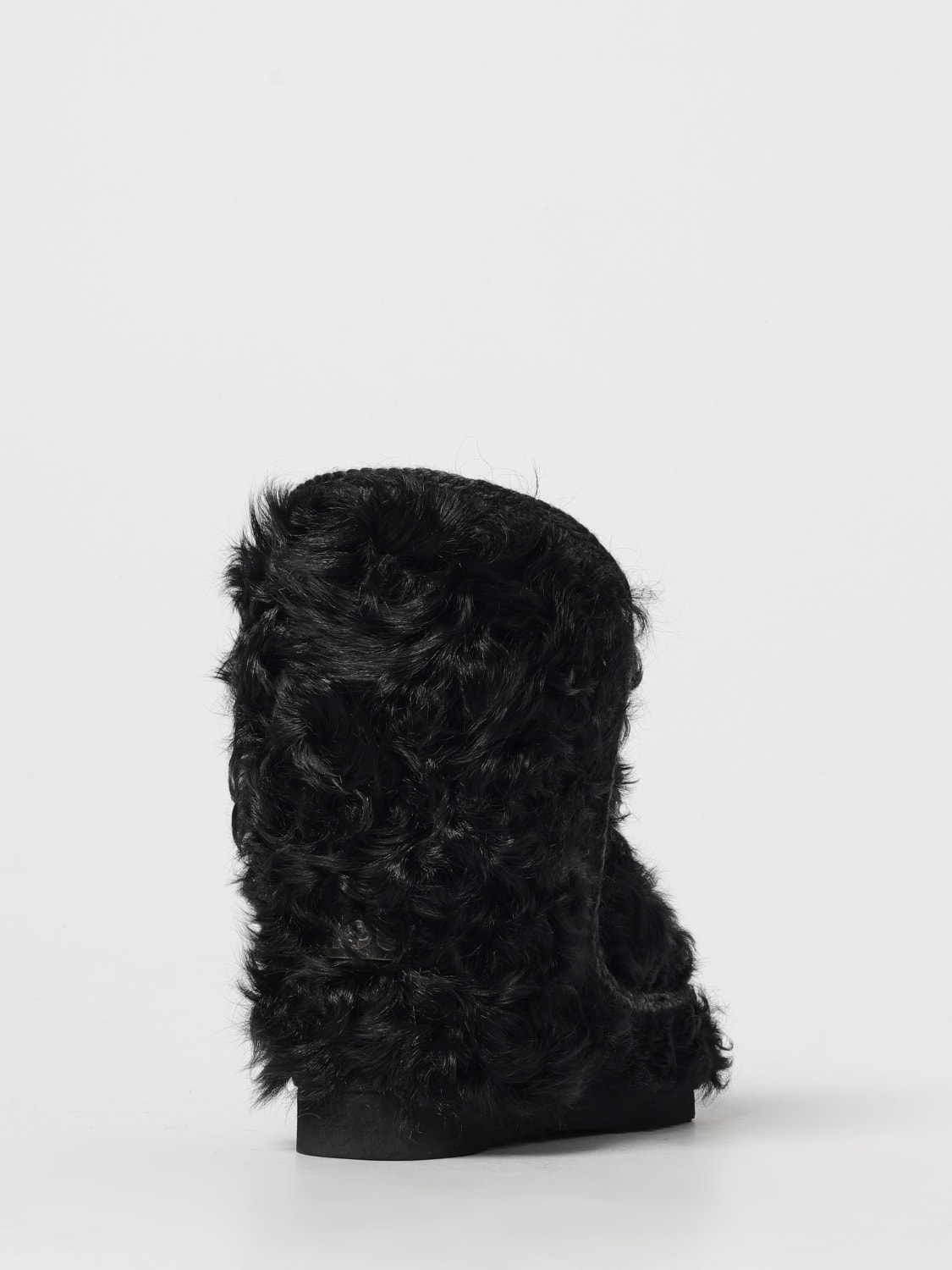 MOU BOOTS: Flat ankle boot woman Mou, Black - Img 3