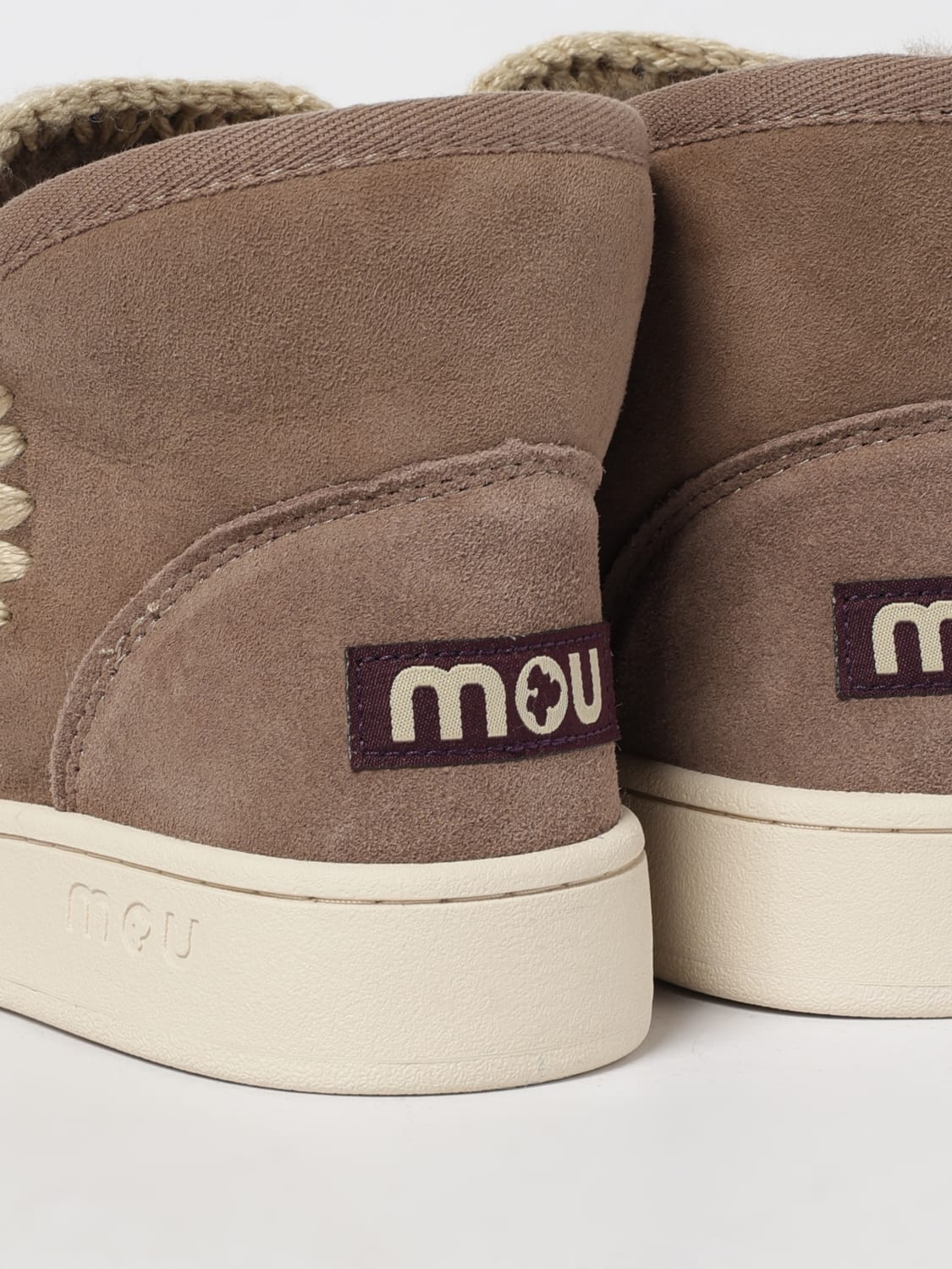MOU BOOTS: Sneakers woman Mou, Beige - Img 4