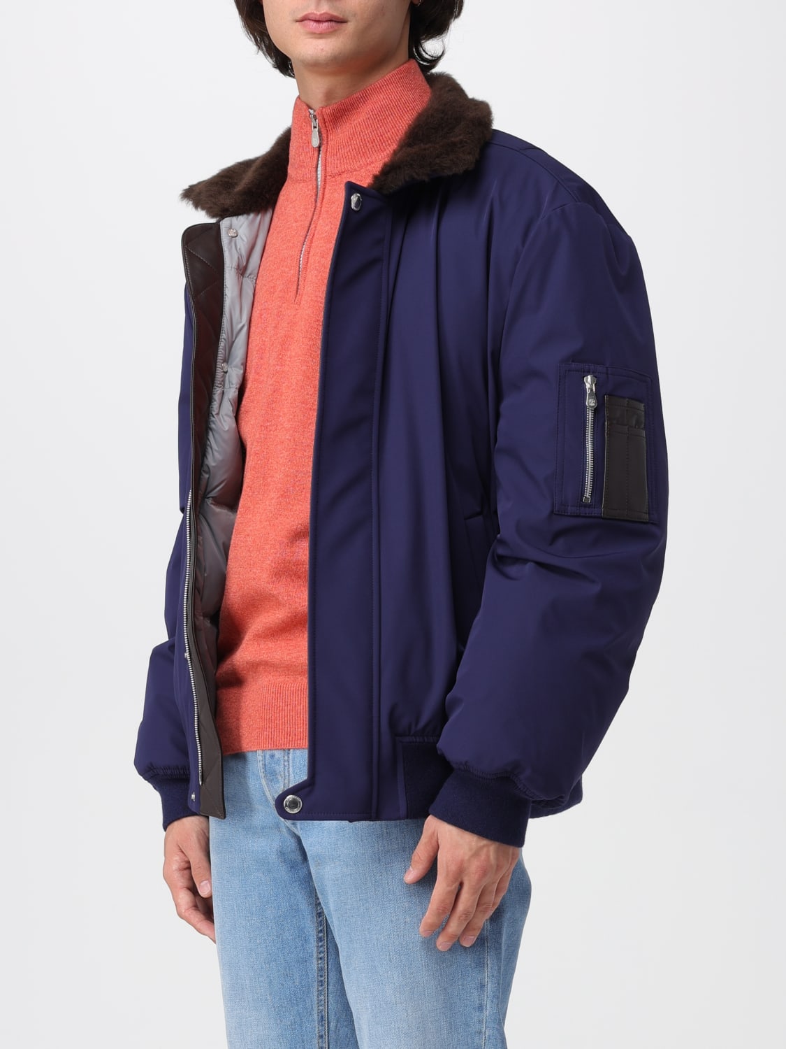 BRUNELLO CUCINELLI JACKET: Jacket men Brunello Cucinelli, Grey - Img 4