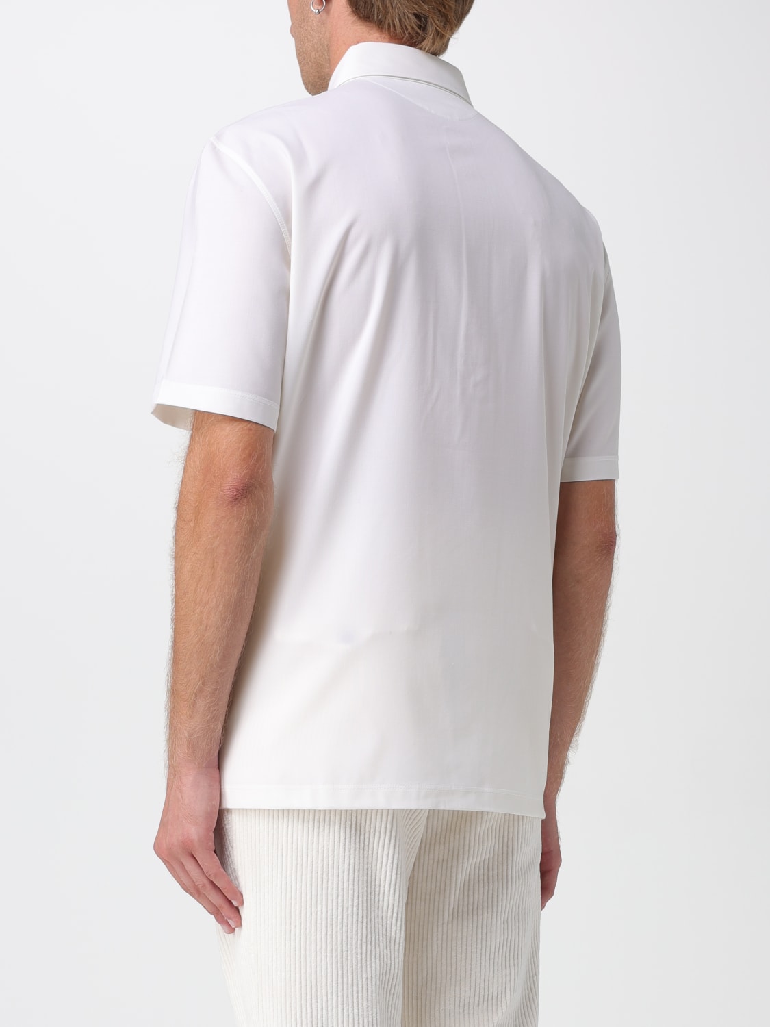 BRUNELLO CUCINELLI POLO SHIRT: Shirt men Brunello Cucinelli, White - Img 3