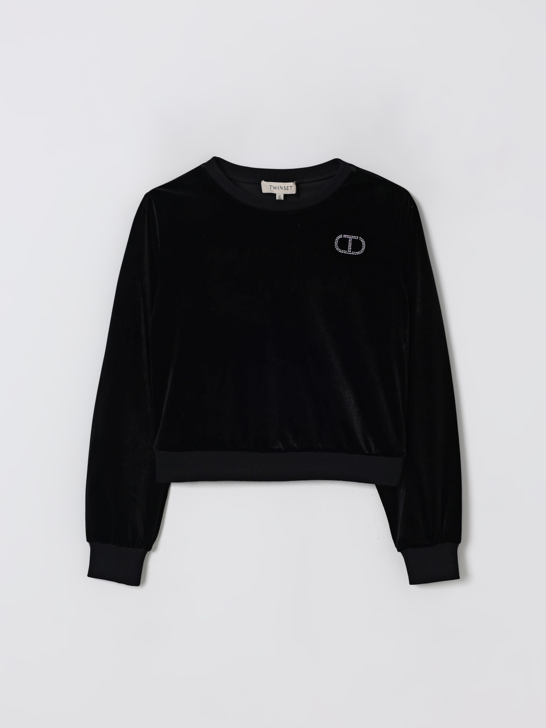 TWINSET PULLOVER: Pullover kinder Twinset, Schwarz - Img 1