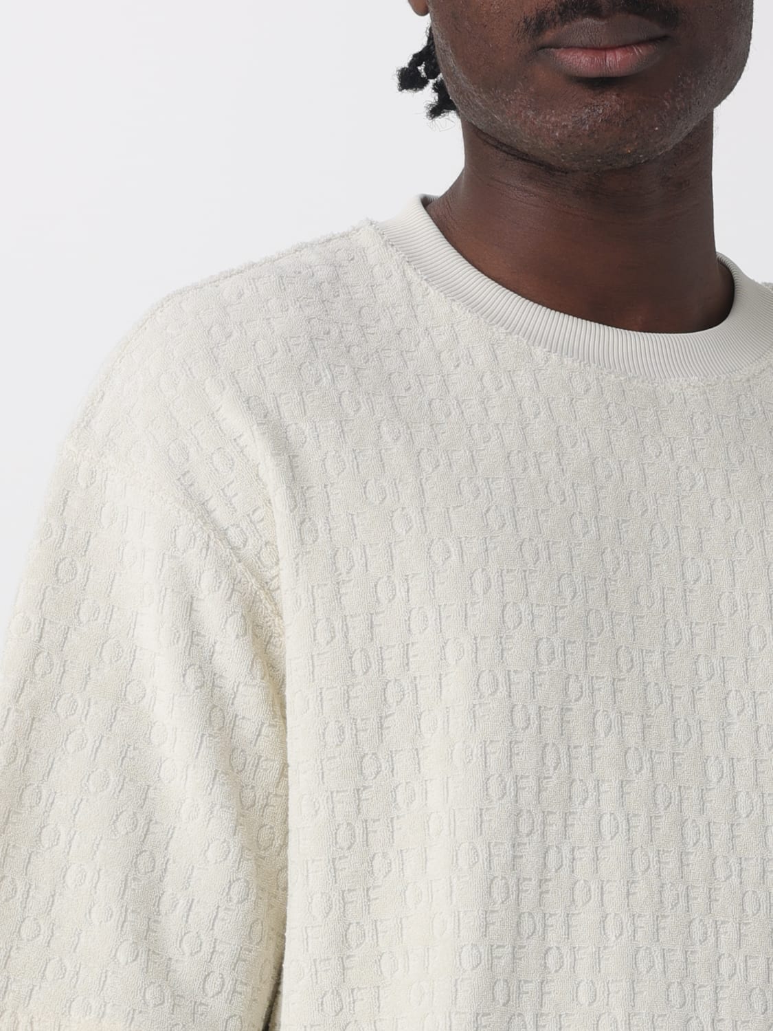 OFF-WHITE T-SHIRT: T-shirt men Off-white, Yellow Cream - Img 5