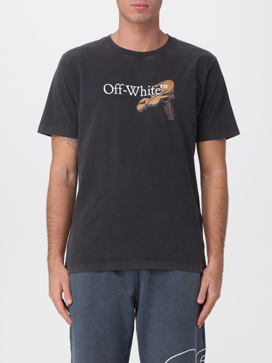 OFF-WHITE T-SHIRT: T-shirt men Off-white, Black - Img 1