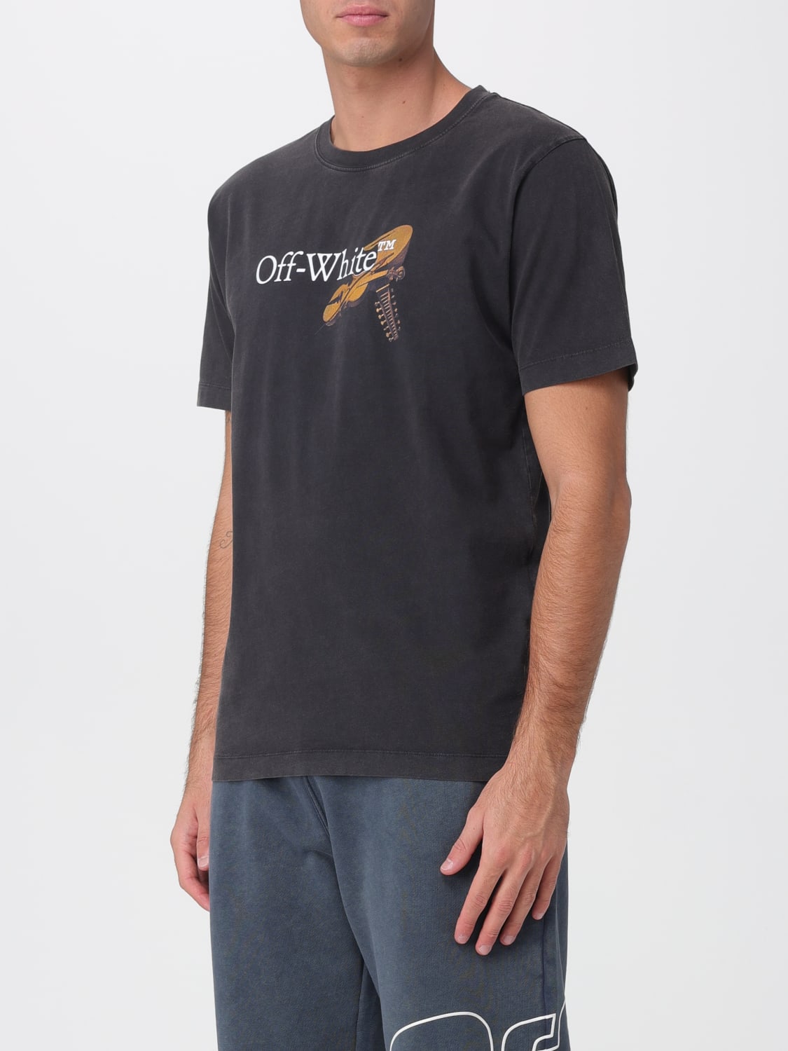 OFF-WHITE T-SHIRT: T-shirt men Off-white, Black - Img 4