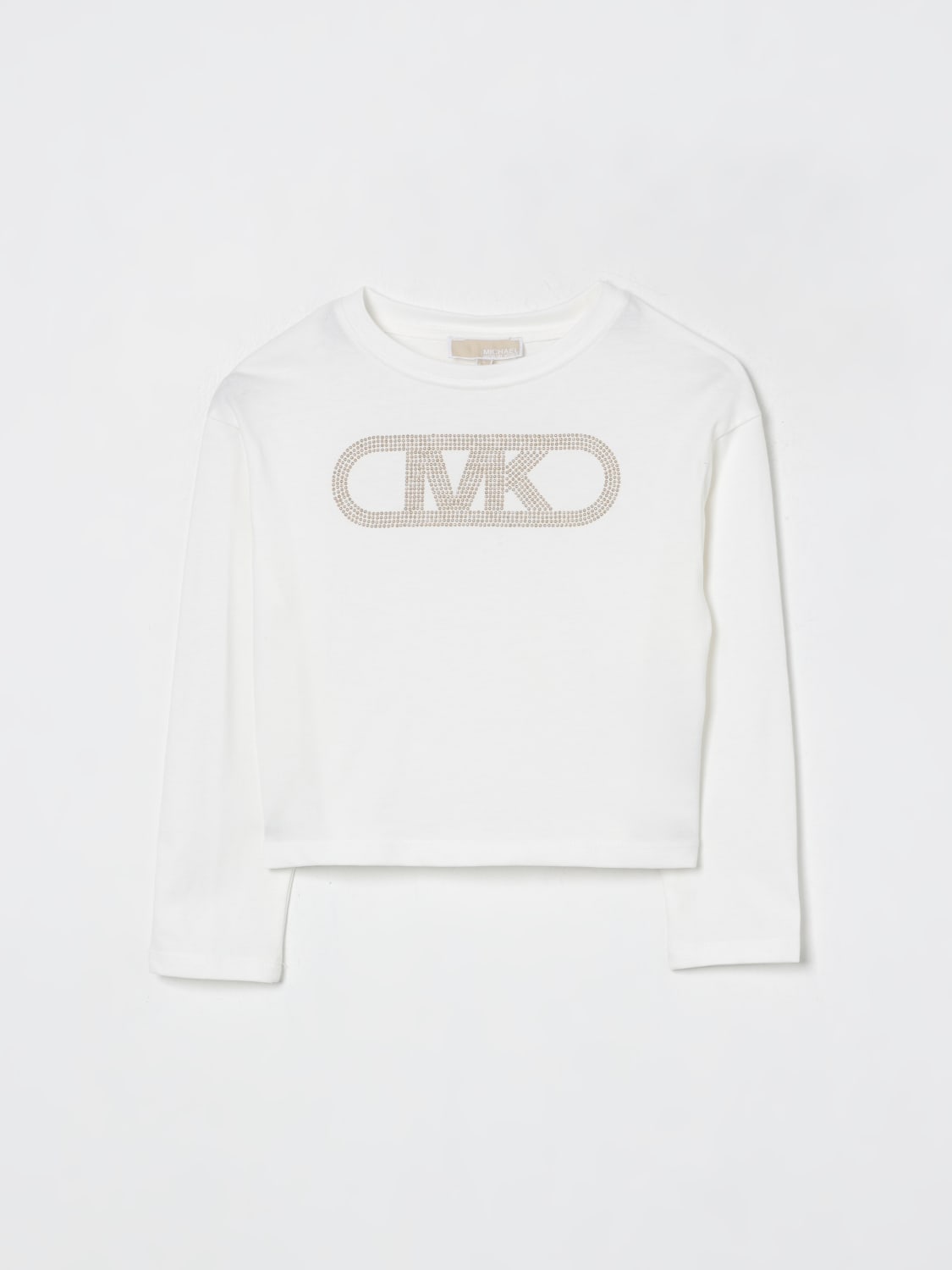 MICHAEL KORS T-SHIRT: T-shirt kids Michael Kors, White - Img 1
