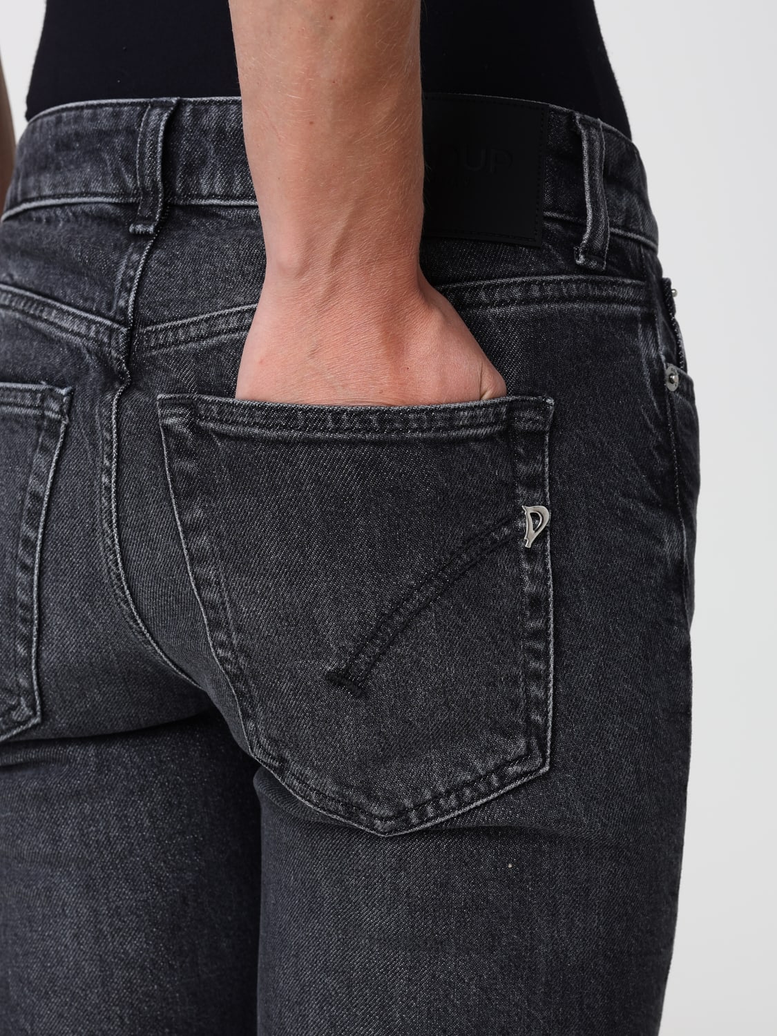 DONDUP JEANS: Jeans woman Dondup, Black - Img 3