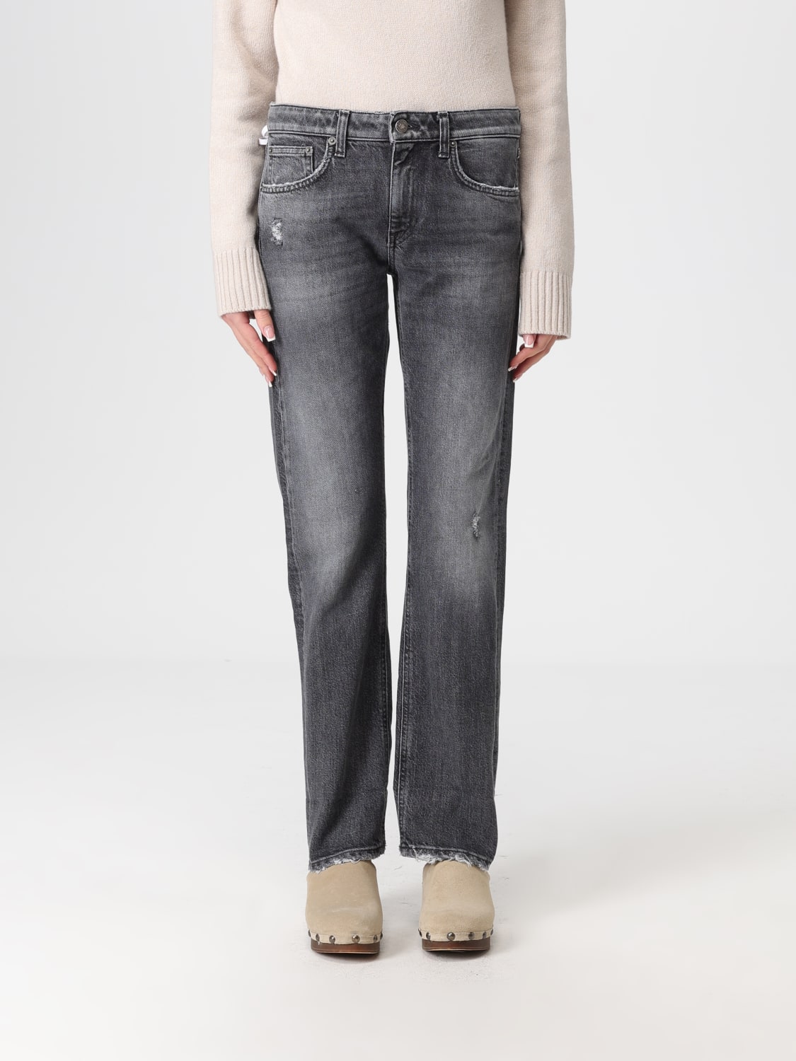 DONDUP JEANS: Jeans woman Dondup, Black - Img 1