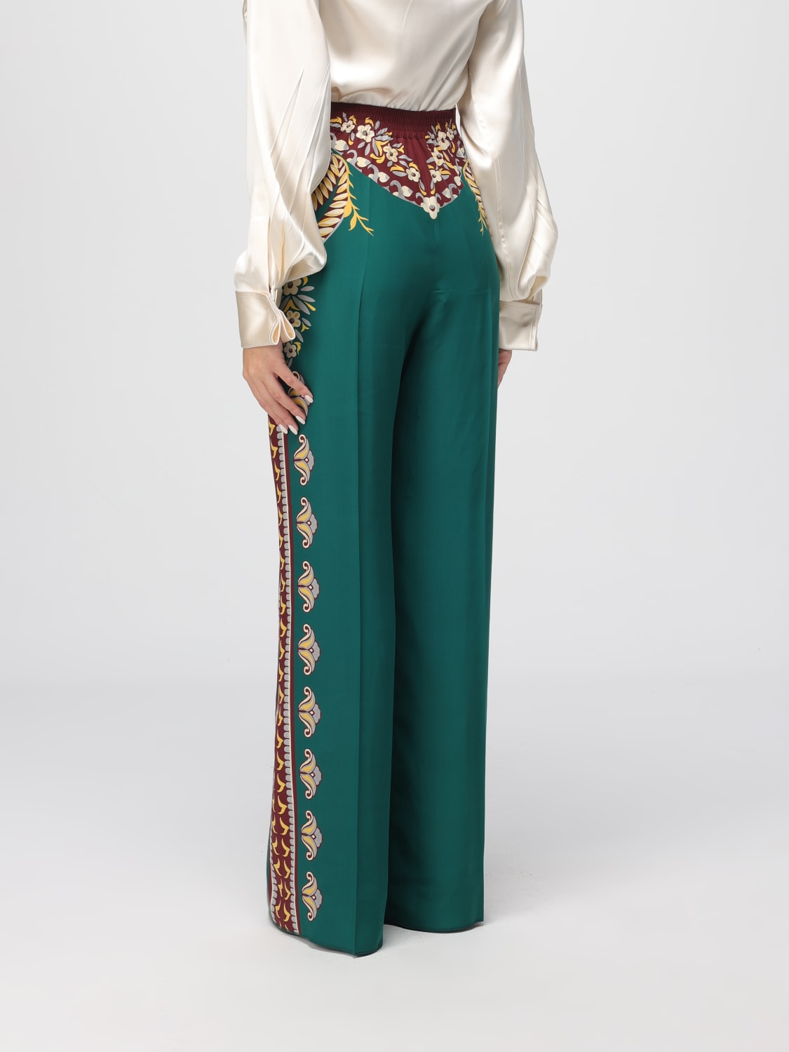 ETRO PANTS: Pants woman Etro, Green - Img 3