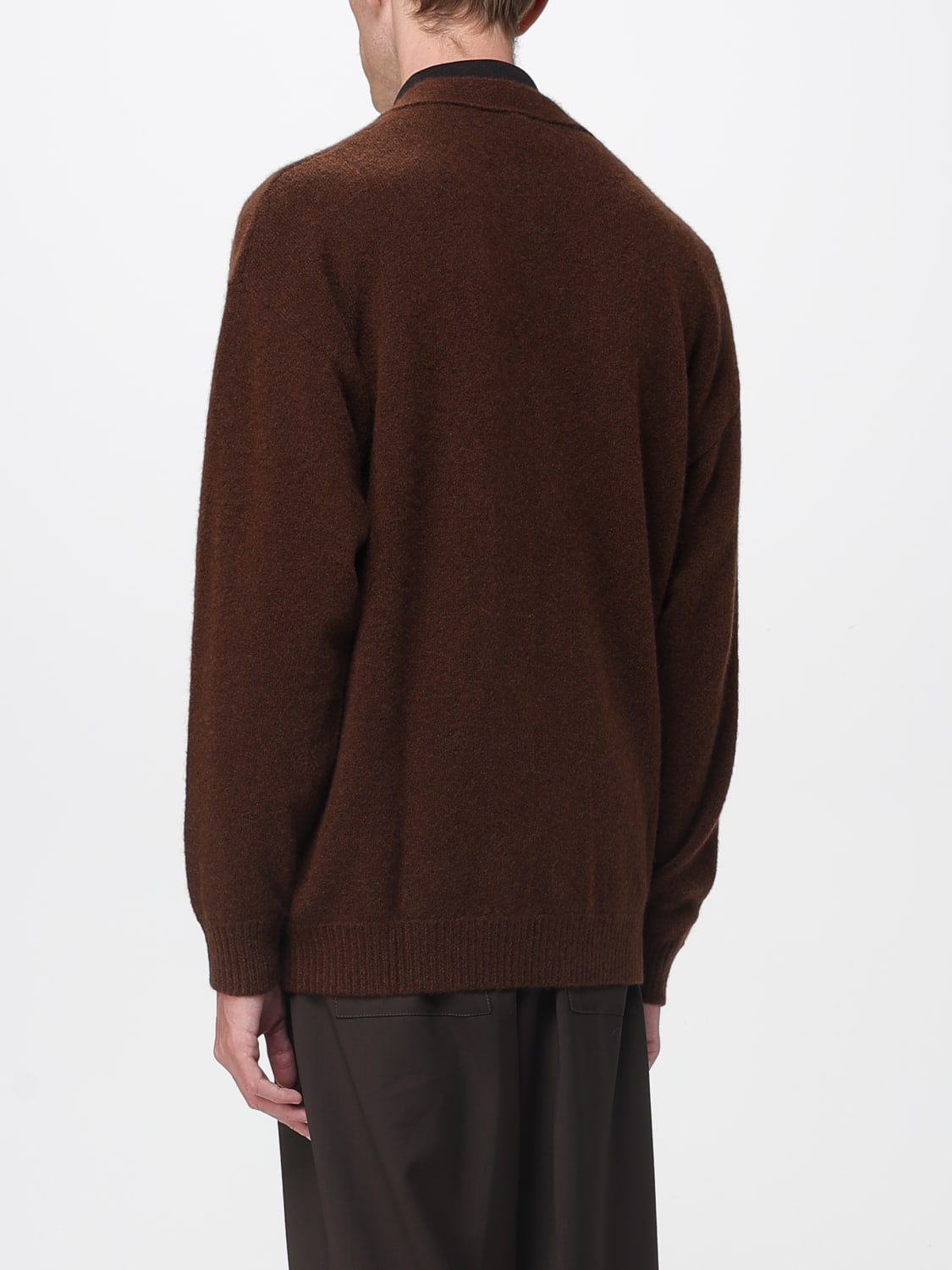 LANEUS PULL: Cardigan homme Laneus, Marron - Img 2