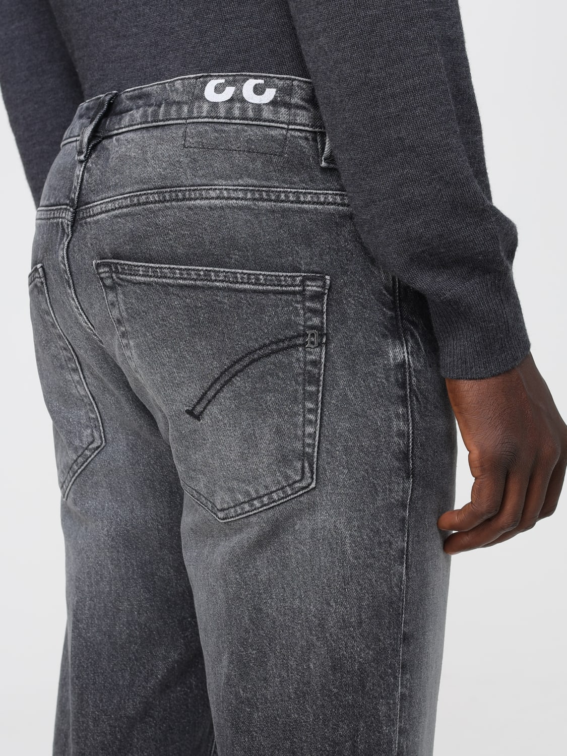 DONDUP JEANS: Pants men Dondup, Black - Img 3