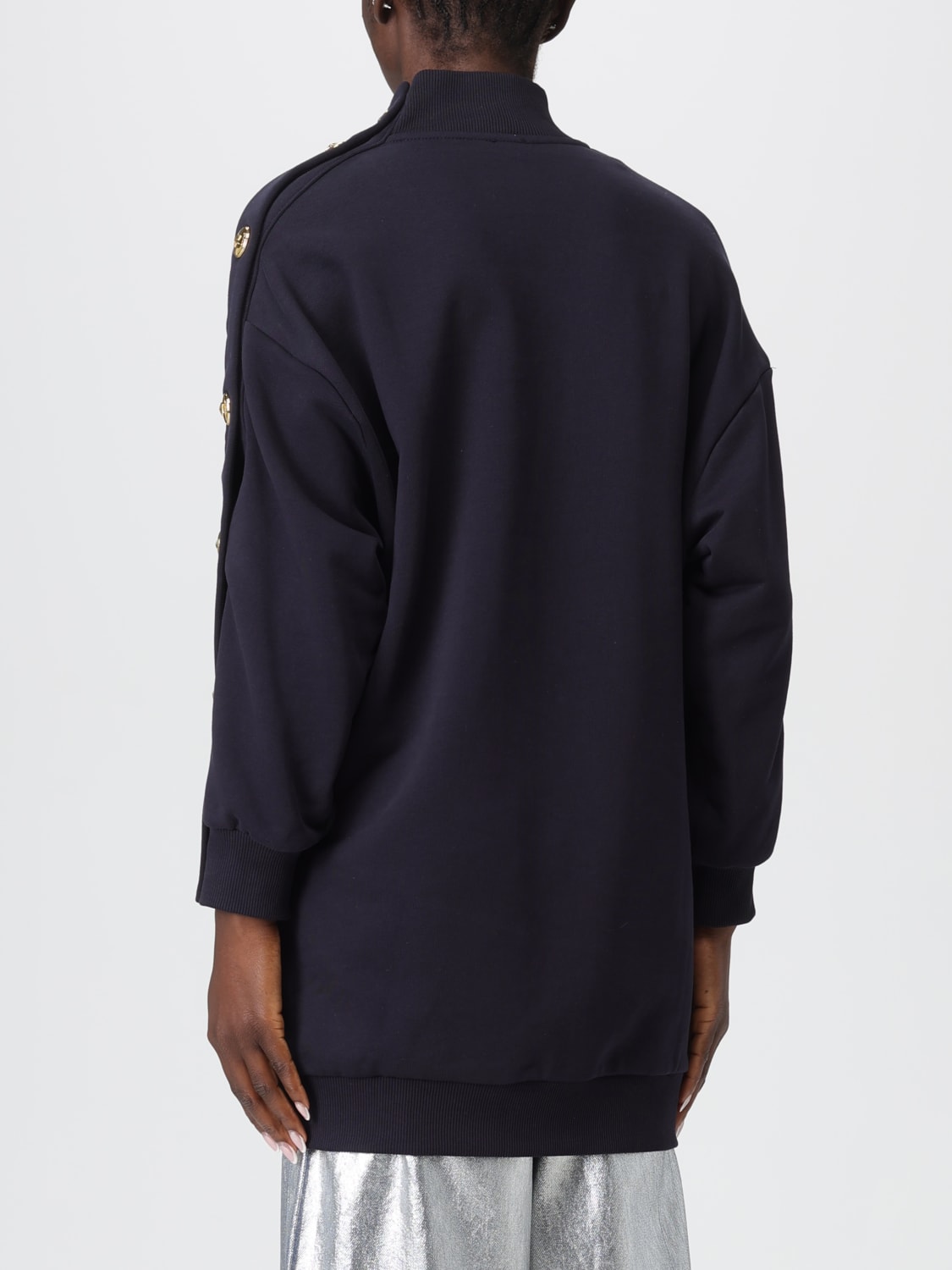 PINKO JERSEY: Jersey mujer Pinko, Azul Oscuro - Img 2