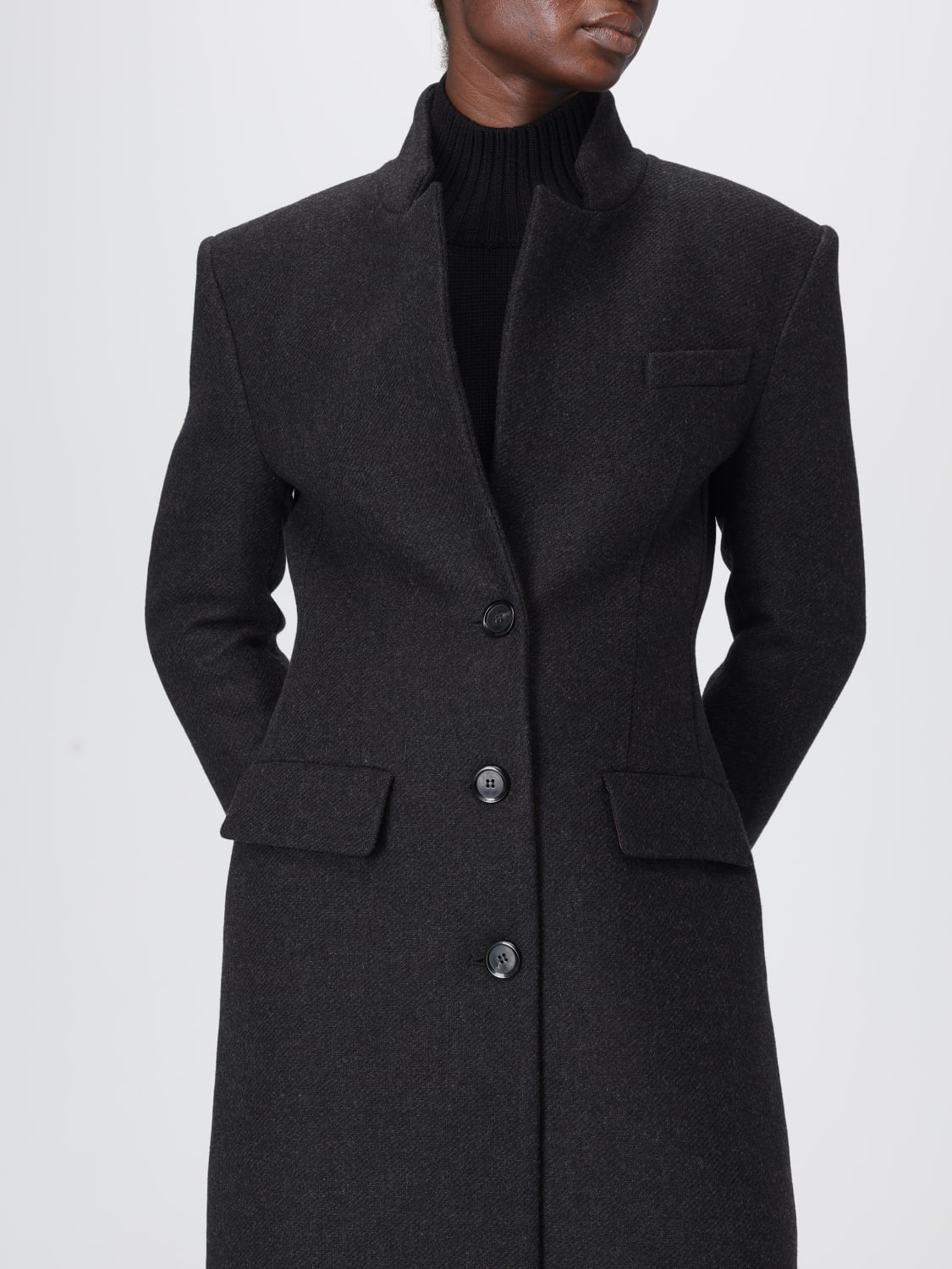 PINKO COAT: Blazer woman Pinko, Grey - Img 4