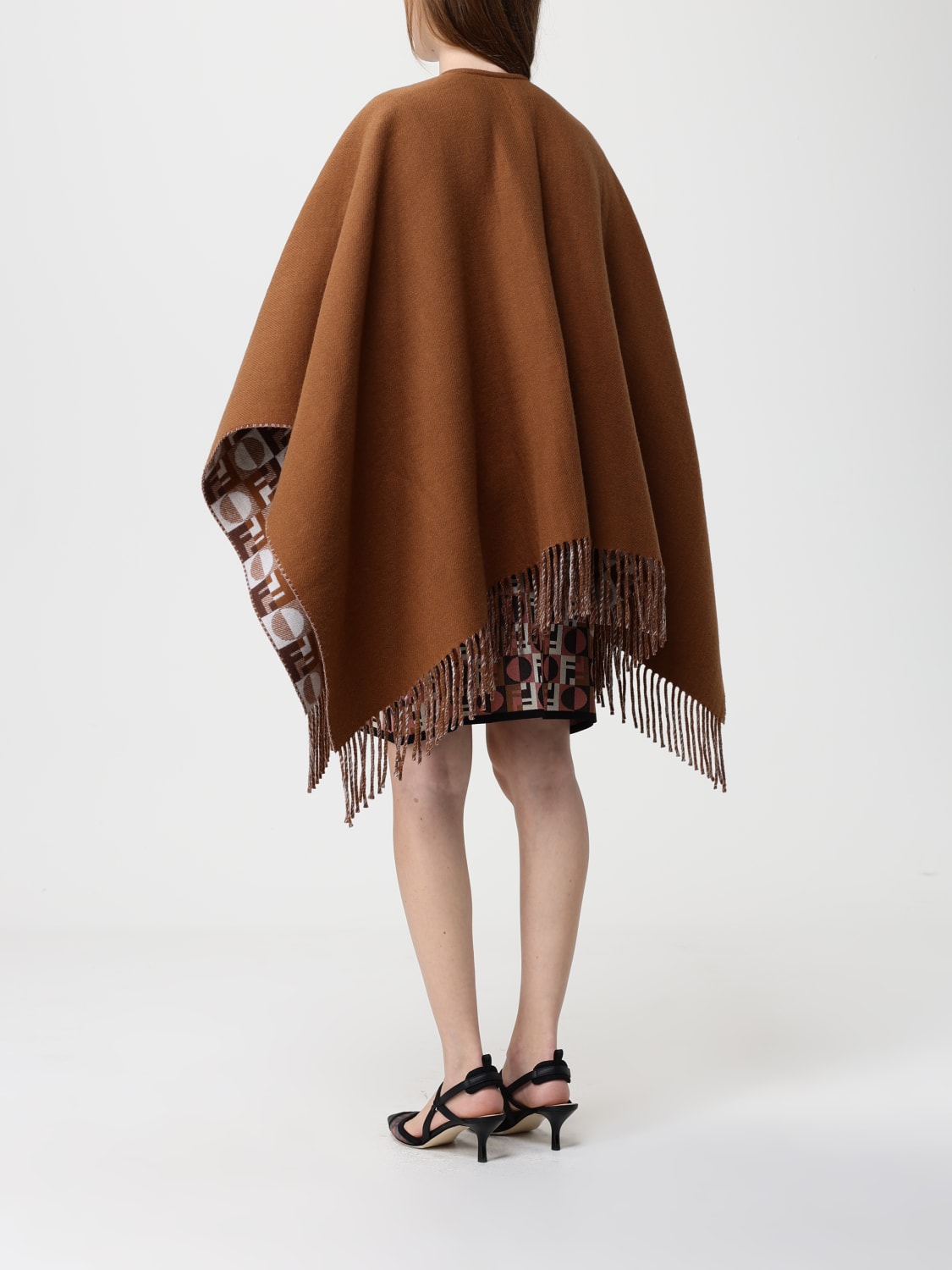 FENDI MANTEAU: Veste femme Fendi, Chameau - Img 3