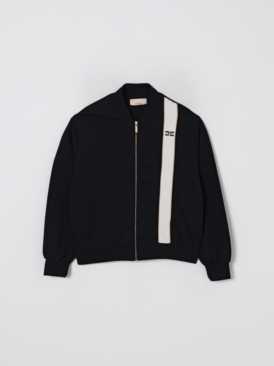 ELISABETTA FRANCHI LA MIA BAMBINA PULLOVER: Pullover kinder Elisabetta Franchi La Mia Bambina, Schwarz - Img 1