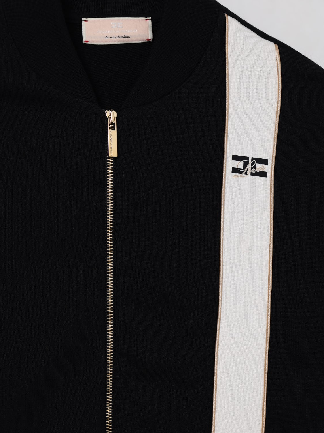 ELISABETTA FRANCHI LA MIA BAMBINA PULLOVER: Pullover kinder Elisabetta Franchi La Mia Bambina, Schwarz - Img 3