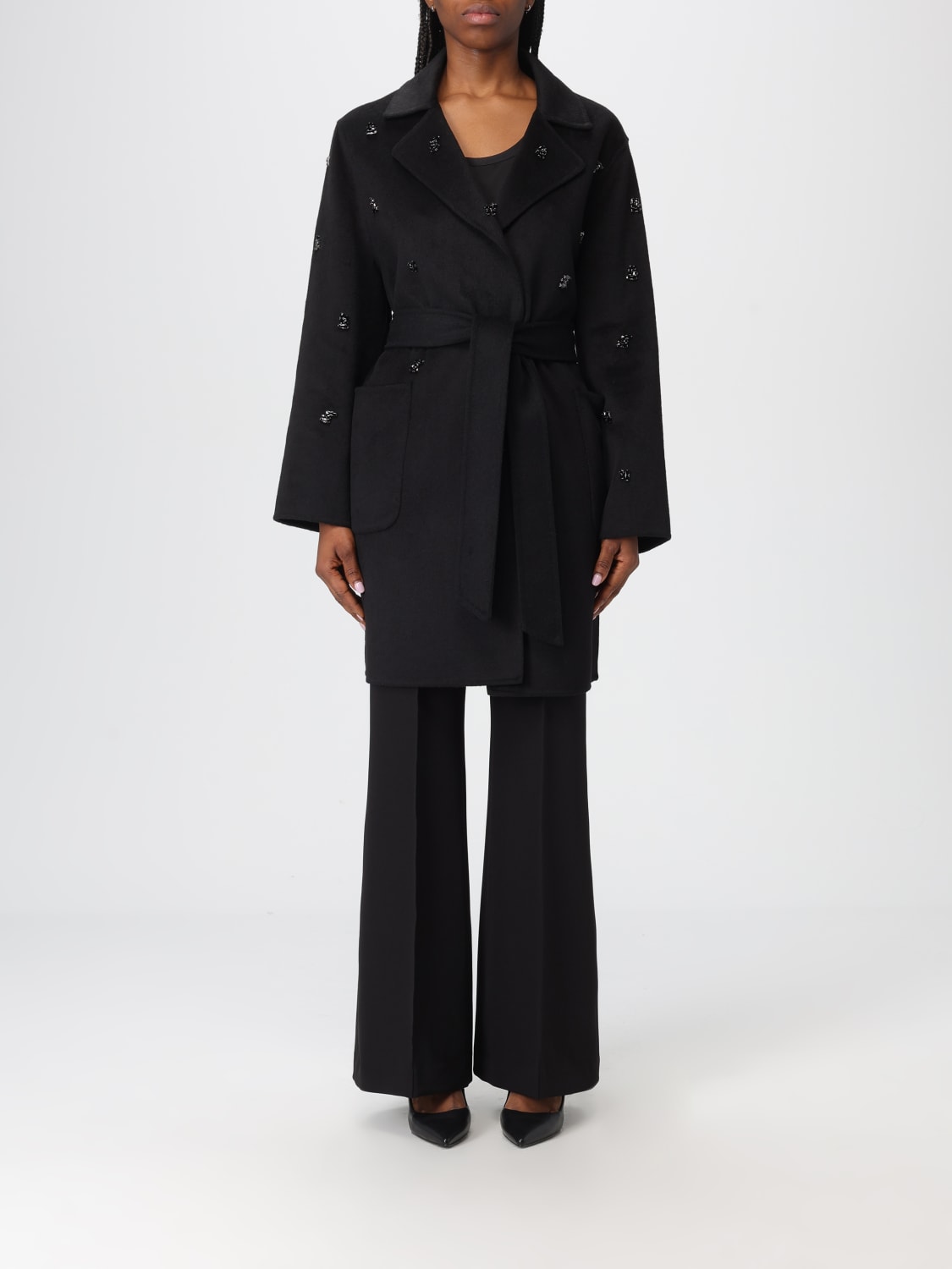 LIU JO ABRIGO: Abrigo mujer Liu Jo, Negro - Img 1