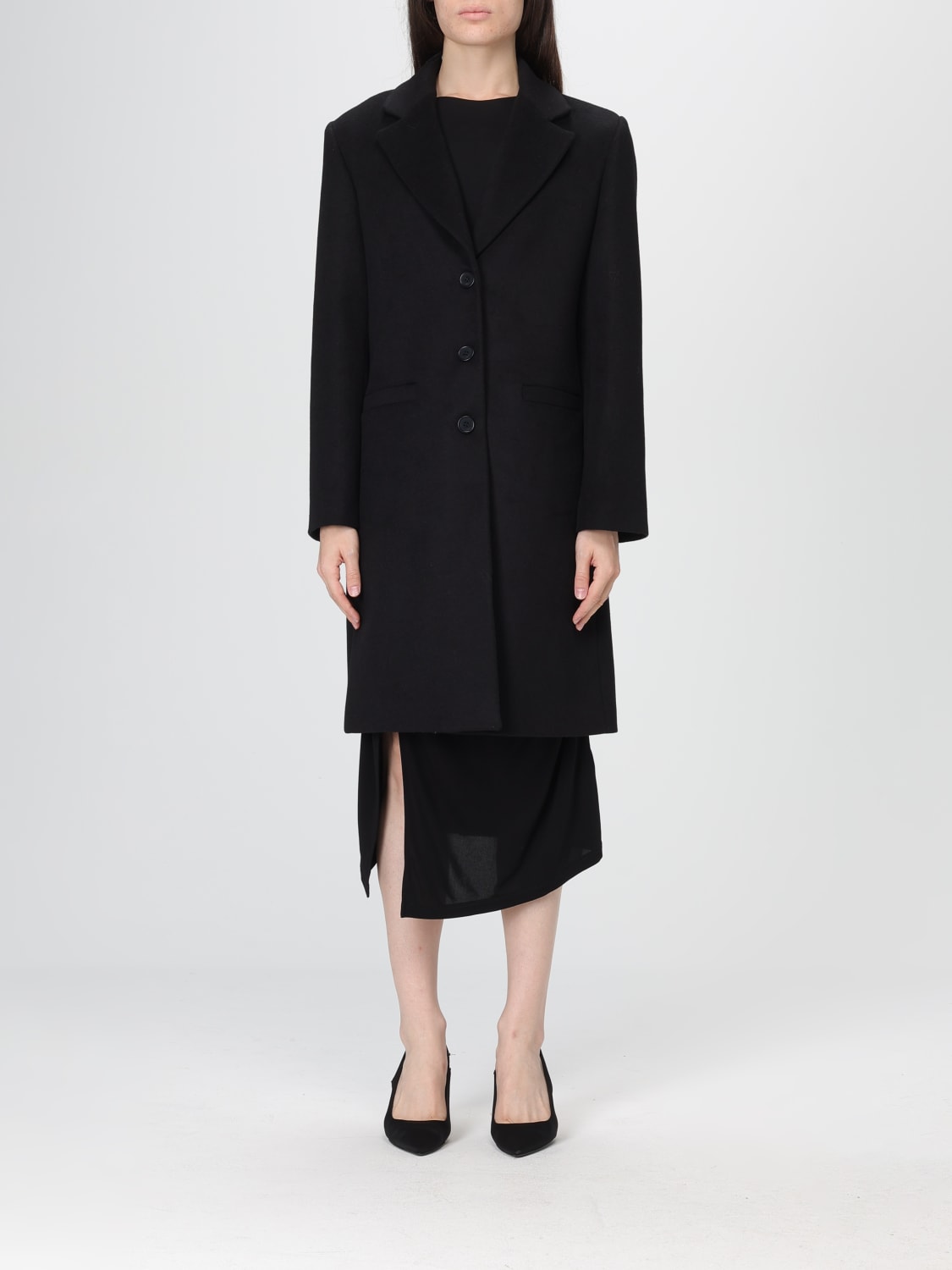 LIU JO COAT: Coat woman Liu Jo, Black - Img 1
