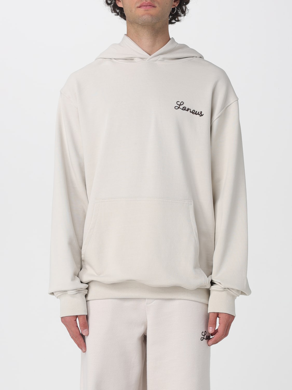 LANEUS SWEATSHIRT: Sweatshirt men Laneus, Yellow Cream - Img 1