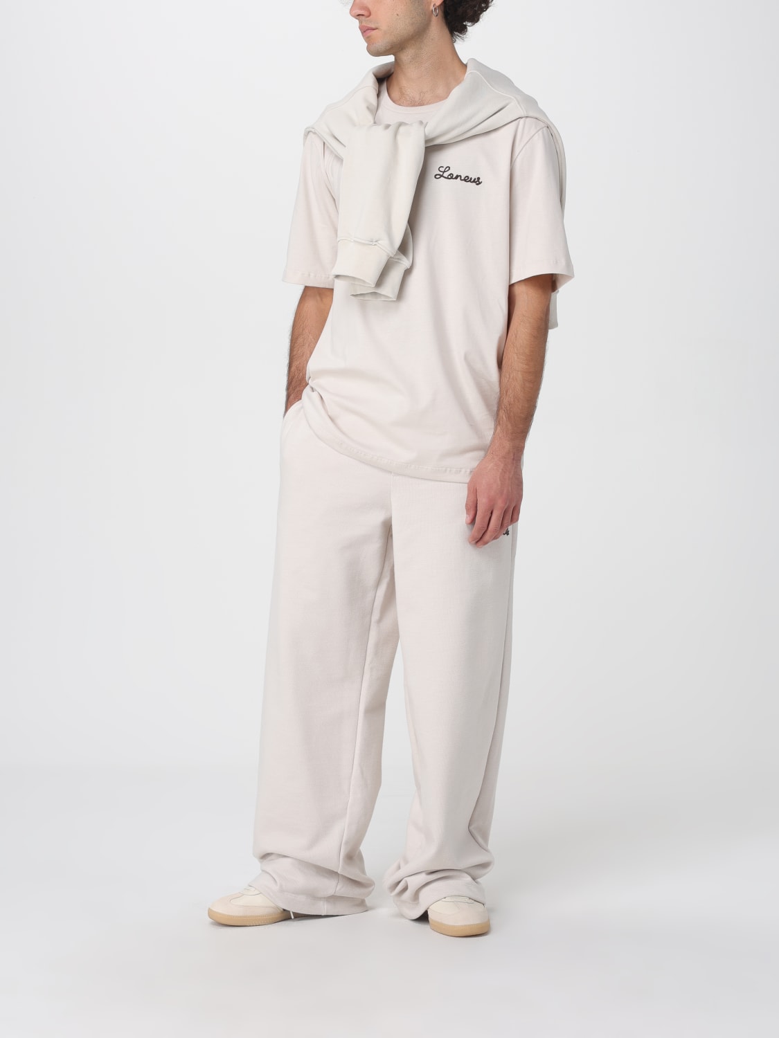 LANEUS SWEATSHIRT: Sweatshirt men Laneus, Yellow Cream - Img 2