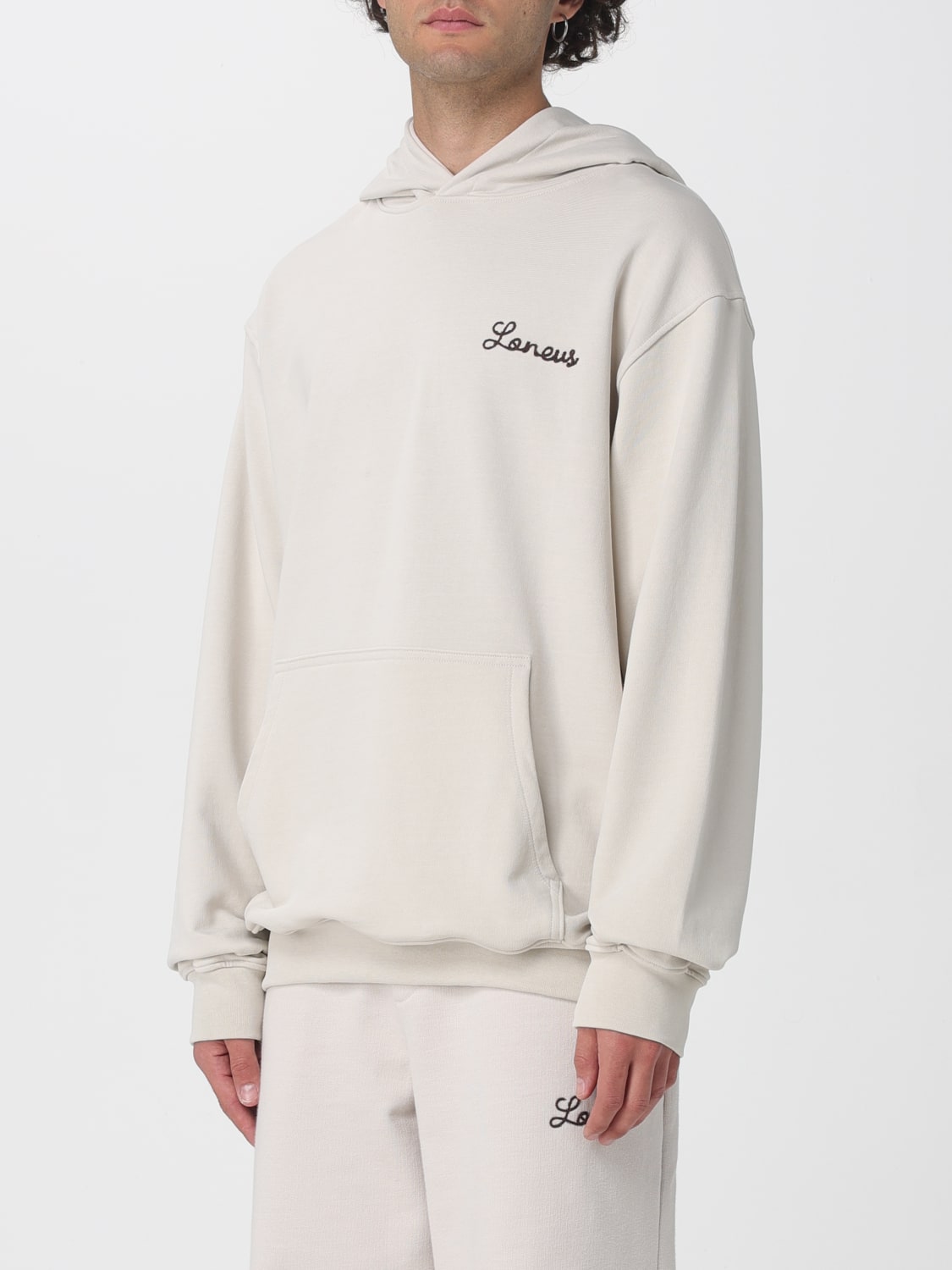 LANEUS SWEATSHIRT: Sweatshirt men Laneus, Yellow Cream - Img 4