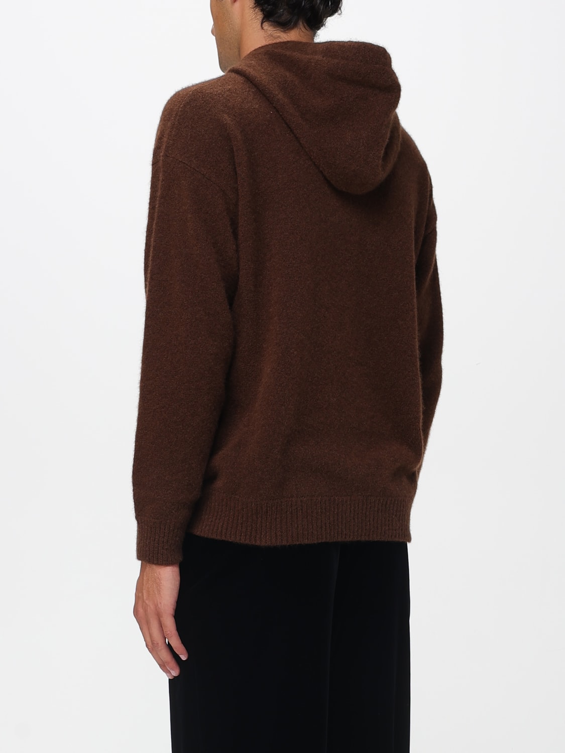 LANEUS スウェットシャツ: セーター メンズ Laneus, ブラウン - Img 3