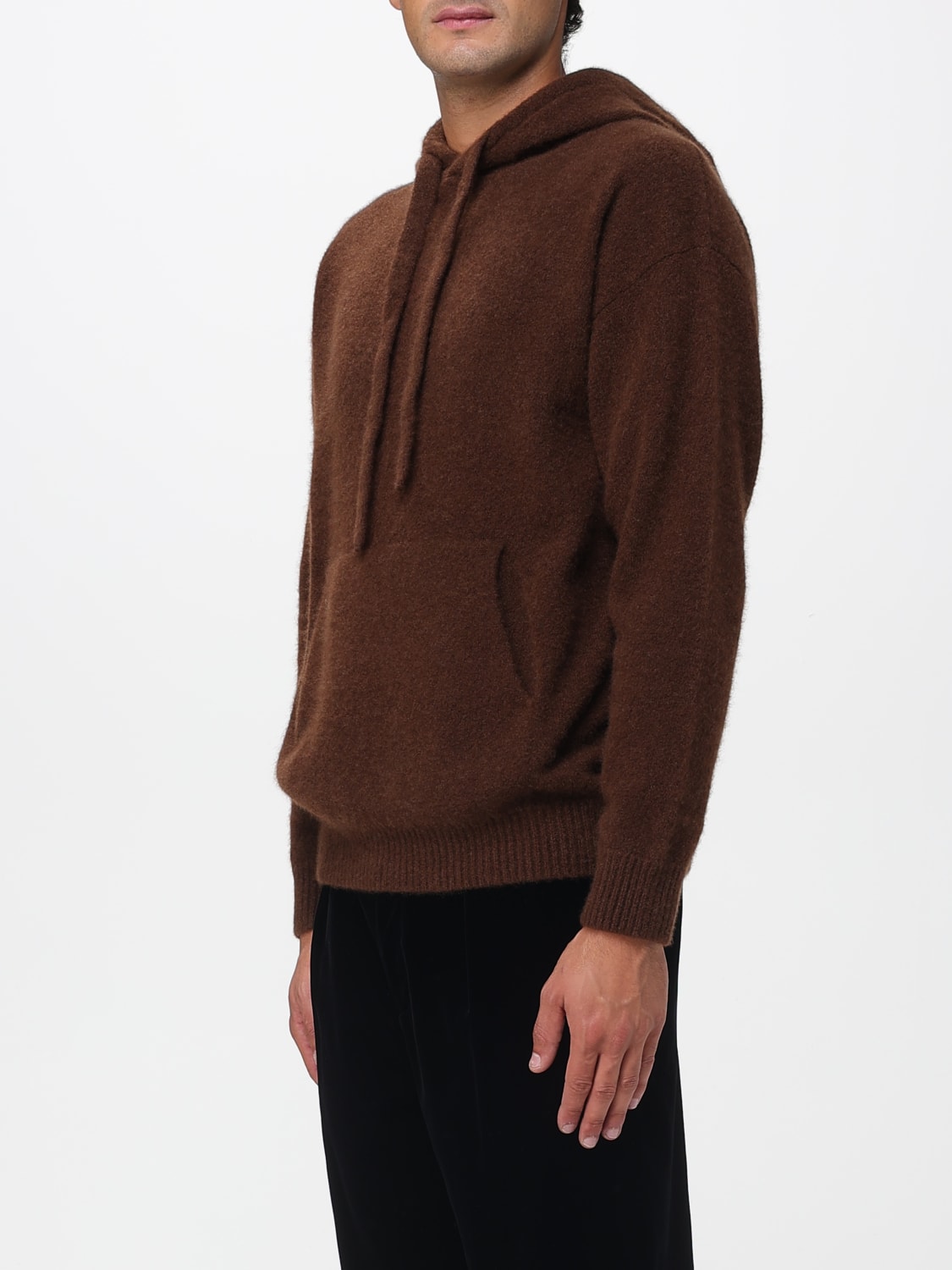 LANEUS スウェットシャツ: セーター メンズ Laneus, ブラウン - Img 4