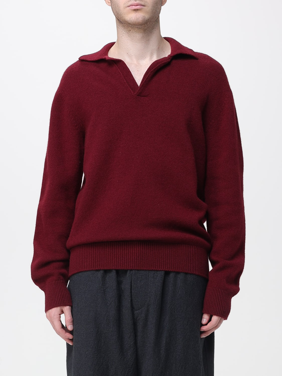 LANEUS POLO SHIRT: Sweater men Laneus, Burgundy - Img 1