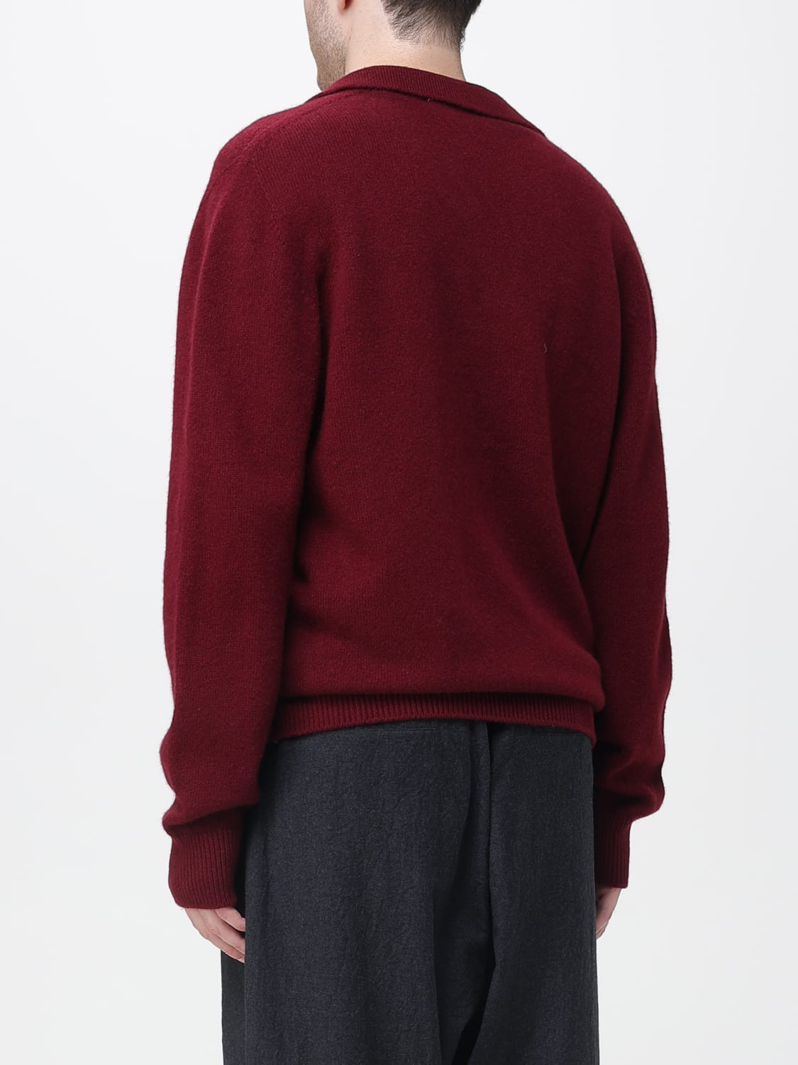 LANEUS POLO SHIRT: Sweater men Laneus, Burgundy - Img 3