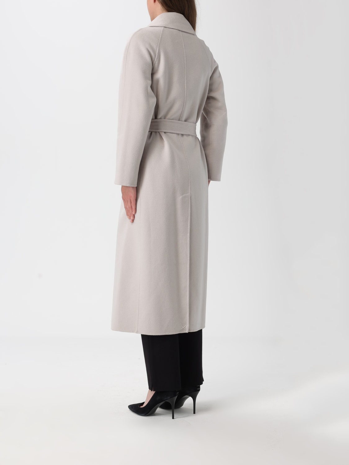 PALTÒ CAPPOTTO: Cappotto a vestaglia Paltò di lana, Bianco - Img 2