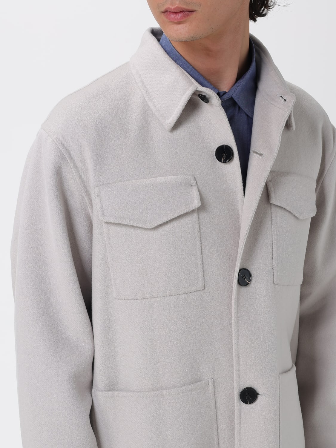 PALTÒ COAT: Jacket men PaltÒ, White - Img 4