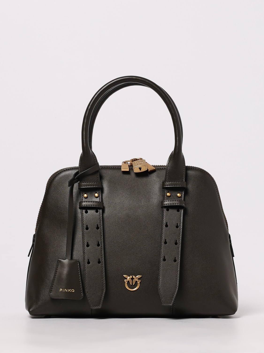 PINKO SAC À MAIN: Sac porté épaule femme Pinko, Boue - Img 1