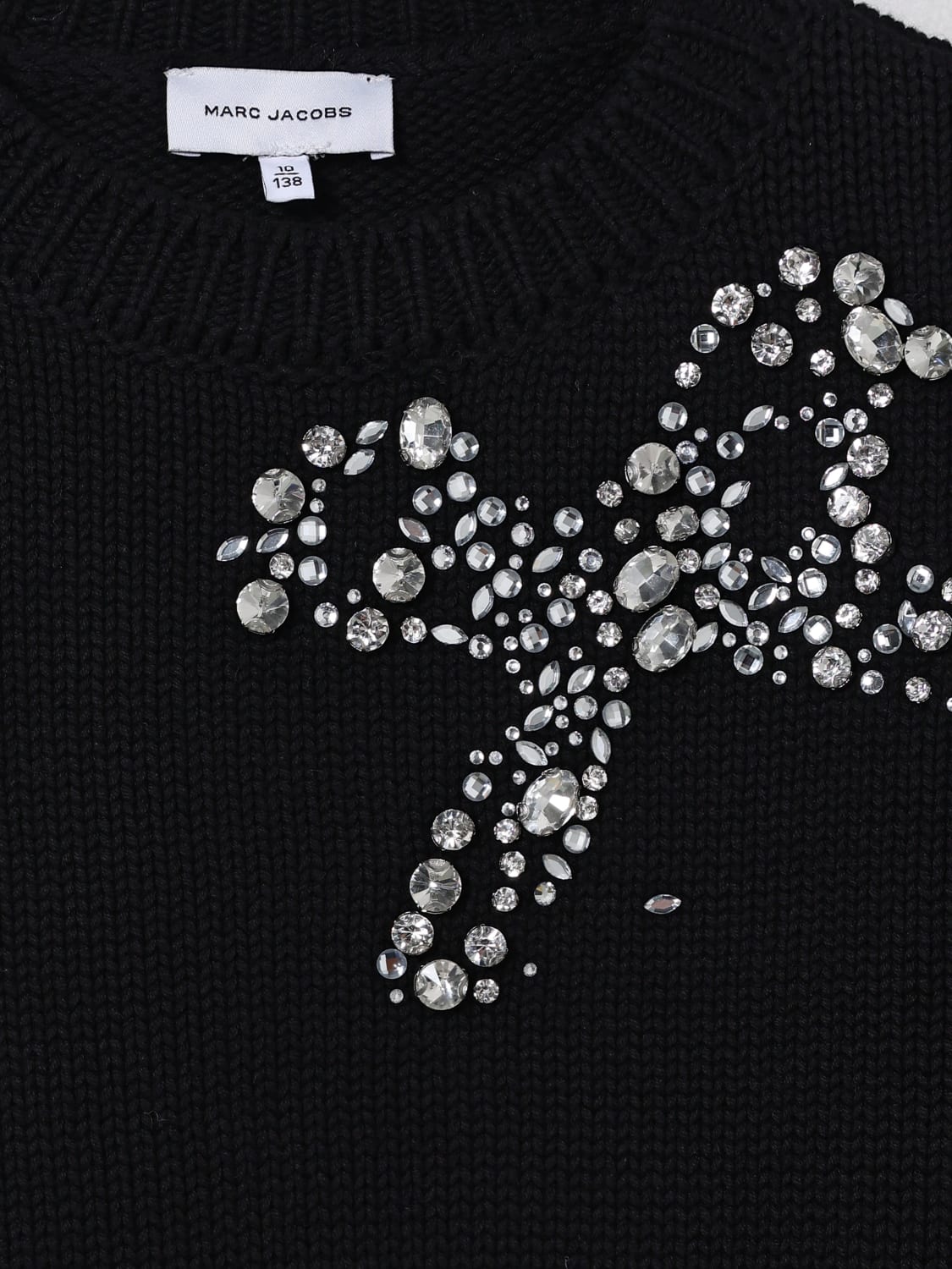 LITTLE MARC JACOBS PULL: Pull enfant Little Marc Jacobs, Noir - Img 3