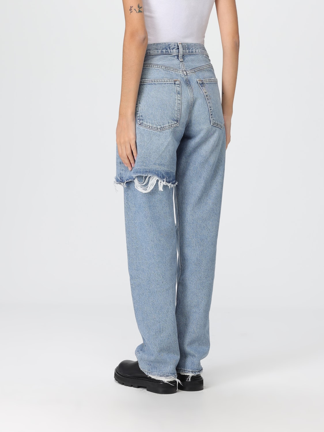 AGOLDE JEANS: Jeans woman Agolde, Brown - Img 2